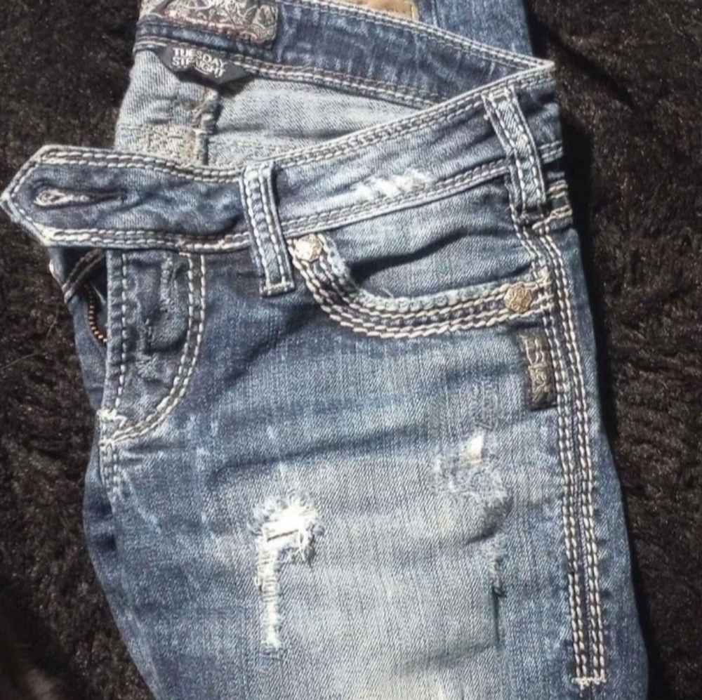 Silver jeans